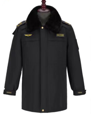 佰嘉鸿 dayi2 服务人员服装 防寒大衣长款  100%聚酯纤维   （可定做）